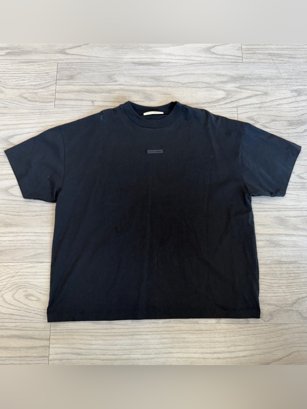 Essentials Fear of God Black Short Sleeve